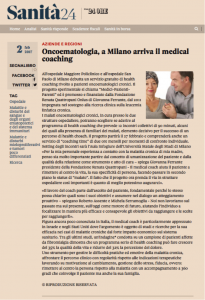 Il Sole24 ore cita Medici Pazienti Parenti con articolo sulla resilienza